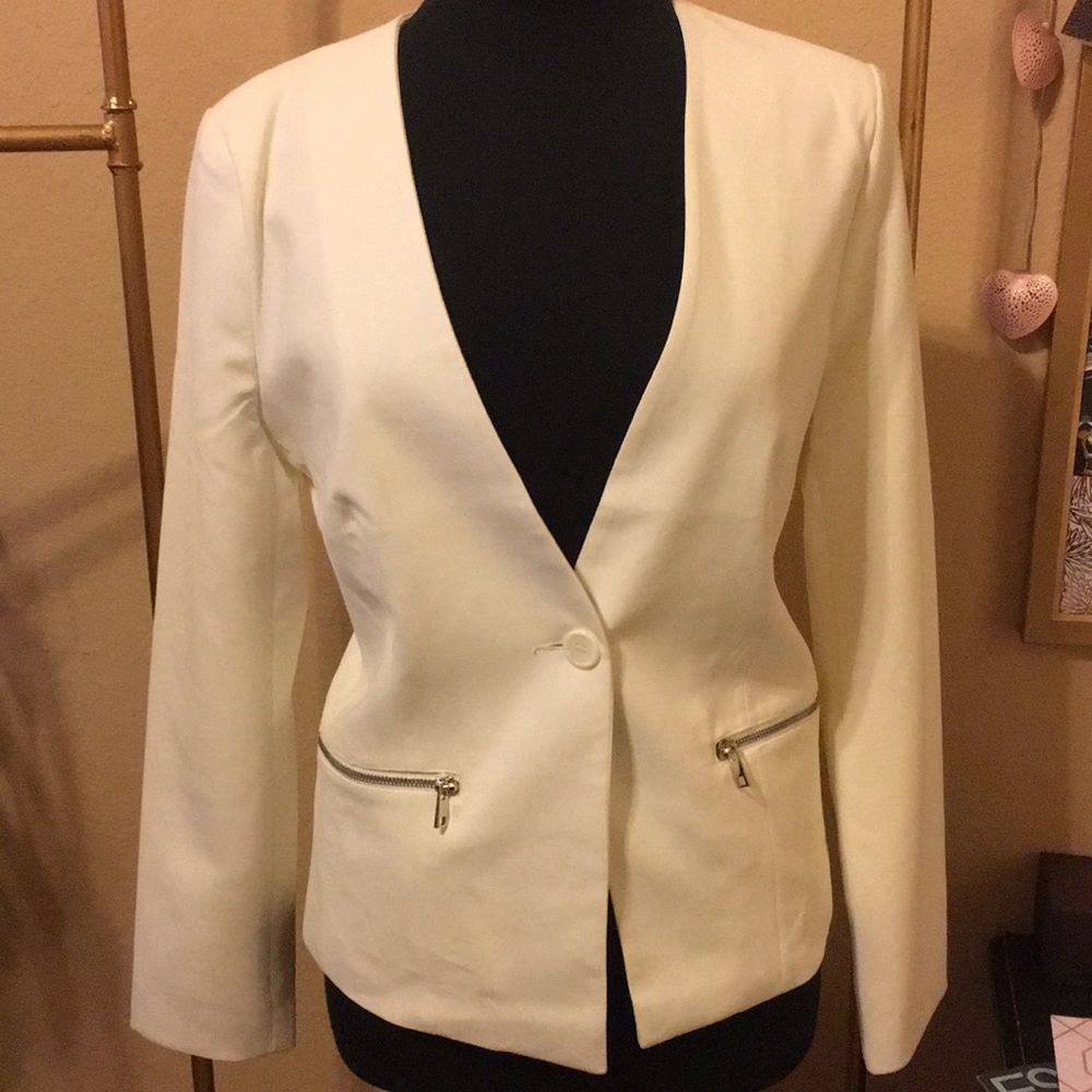 White blazer
